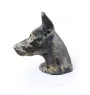 Dobermann, Dobermann Pinscher - urne pour cendres de chien, buste de chien, grande tête de chien pour le jardin par Art-Dog
