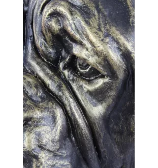 Dogue de Bordeaux - buste de chien, grande tête de chien pour le jardin, décoration de salon unique par la marque Art-Dog