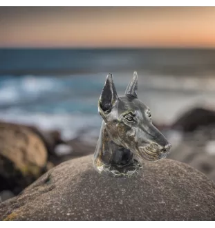 Doberman urna z żywicy Art-Dog