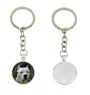 Dogo Argentino - keychain in a box, own photo, keychain pendant from Art-Dog brand