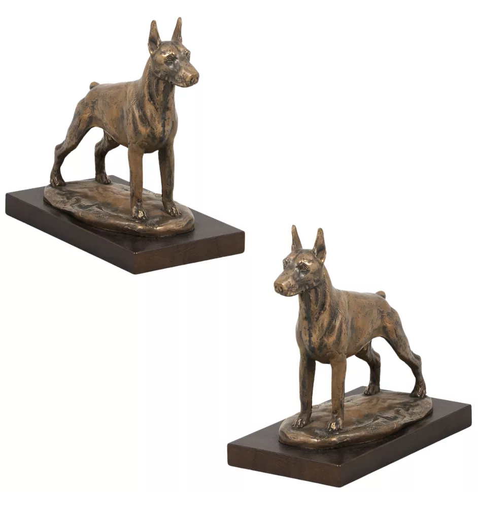Dobermann, Dobermann Pinscher I - statue de chien, figurine pour bureau, trophée pour exposition canine par la marque Art-Dog