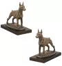 Dobermann, Doberman Pinscher, Dobie I - dog statue, figurine for office, trophy for dog show by Art-Dog brand