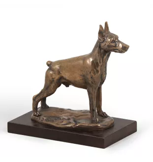 Dobermann, Dobermann Pinscher I - statue de chien, figurine pour bureau, trophée pour exposition canine par la marque Art-Dog