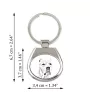 Dogo Argentino - keychain with a dog, keychain with a print, personalized pendant from the Art-Dog brand