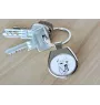 Dogo Argentino - keychain with a dog, keychain with a print, personalized pendant from the Art-Dog brand
