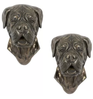 Dogue de Bordeaux, French Mastiff, Bordeauxdog - Dog statue, hanging bust, unique decoration for dog lover by Art-Dog brand