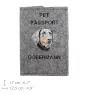 Dobermann I - Hundepassetui, Dokumententasche, Geschenk für den Reisenden von der Marke Art-Dog