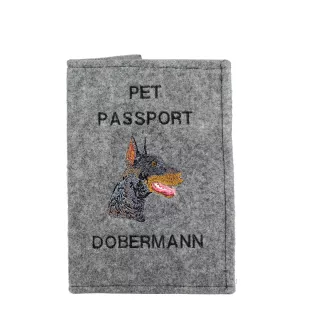 Doberman etui na paszport Art-Dog