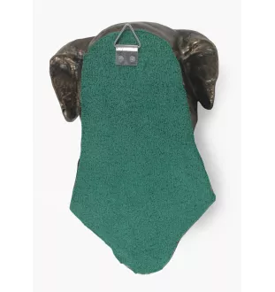 Dogue de Bordeaux, French Mastiff, Bordeauxdog - Dog statue, hanging bust, unique decoration for dog lover by Art-Dog brand