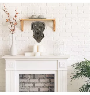 Dogue de Bordeaux, French Mastiff, Bordeauxdog - Dog statue, hanging bust, unique decoration for dog lover by Art-Dog brand
