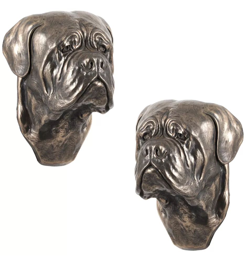 Dogue de Bordeaux I - Statue de chien, buste suspendu, décoration unique pour les amoureux des chiens par la marque Art-Dog