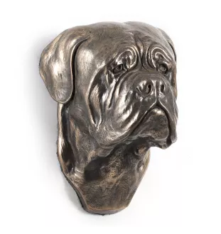 Dogue de Bordeaux, French Mastiff, Bordeauxdog I - Dog statue, hanging bust, unique decoration for dog lover by Art-Dog brand
