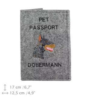Doberman etui na paszport Art-Dog