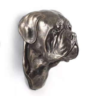 Dogue de Bordeaux, French Mastiff, Bordeauxdog I - Dog statue, hanging bust, unique decoration for dog lover by Art-Dog brand
