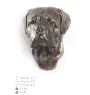 Dogue de Bordeaux, French Mastiff, Bordeauxdog I - Dog statue, hanging bust, unique decoration for dog lover by Art-Dog brand
