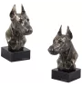 Doberman głowa na kamieniu Art-Dog