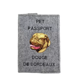 Bordeauxdogge, Dogue de Bordeaux - Hundepassetui, Dokumententasche, Geschenk für den Reisenden von der Marke Art-Dog