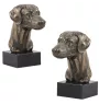 Dobermann, Doberman Pinscher, Dobie II - Dog statue, bust on stone base, sculpture, trophy for dog show by Art-Dog brand