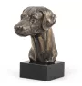 Dobermann, Doberman Pinscher, Dobie II - Dog statue, bust on stone base, sculpture, trophy for dog show by Art-Dog brand