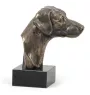 Dobermann II - Hundestatue, Büste auf Steinsockel, Skulptur, Trophäe für Hundeausstellung der Marke Art-Dog