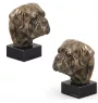 Dogue de Bordeaux, French Mastiff, Bordeauxdog - Dog statue, bust on stone base, sculpture, trophy for dog show by Art-Dog brand