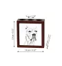Argentinische Dogge, Dogo Argentino - Stifthalter mit Hund, Schreibtischorganizer mit Aufdruck, personalisierte Schreibtischdekoration der Marke Art-Dog