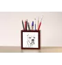 Dogo Argentino - pen holder with a dog, desk organizer with a print, personalized desk decoration from the Art-Dog brand.