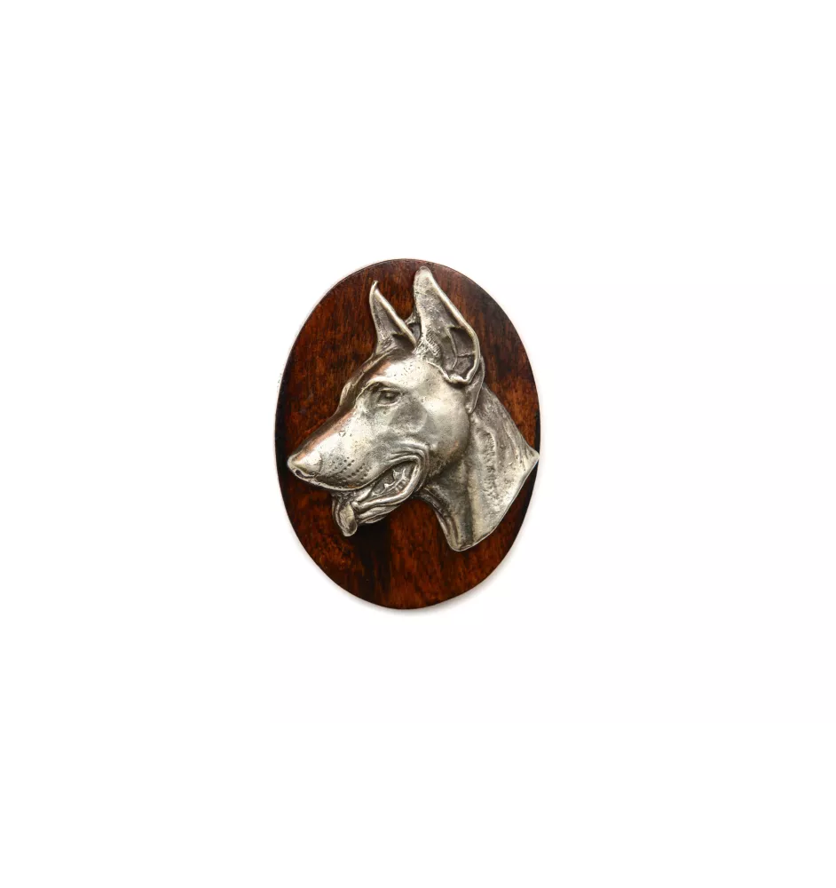 Dobermann, Dobermann Pinscher III - Broche de concours canin, clip de numéro de départ, épingle à chien par Art-Dog