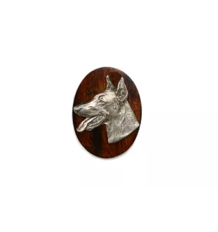 Dobermann II - Hundeausstellungsbrosche, Startnummernclip, Hundeanstecker von Art-Dog
