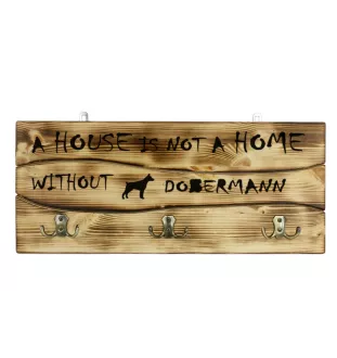 Doberman wieszak drewniany Art-Dog