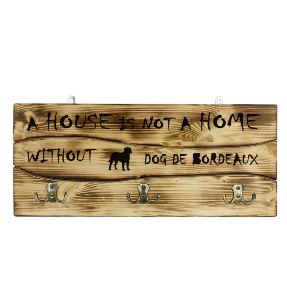 Dogue de Bordeaux - porte-vêtements avec chien, exposition de médailles, décoration pour la maison de la marque Art-Dog