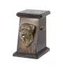 Dogue de Bordeaux, French Mastiff, Bordeauxdog - urn for dog ashes, elegant urn with a statue, commemorative urn with a bust of a dog by Art-Dog brand
