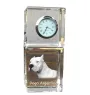 Dog argentyński zegar kryształowy z psem Art-Dog