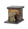 Doberman urna wykonana z drewna z psem Art-Dog