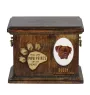 Dogue de Bordeaux, French Mastiff, Bordeauxdog - urn for dog ashes, personalized urn with engraving, commemorative box for dog ashes by Art-Dog brand