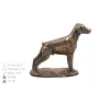 Dobermann II eine Urne für die Asche des Hundes, eine Urne mit einer Statue, eine elegante Urne im klassischen Stil der Marke Art-Dog