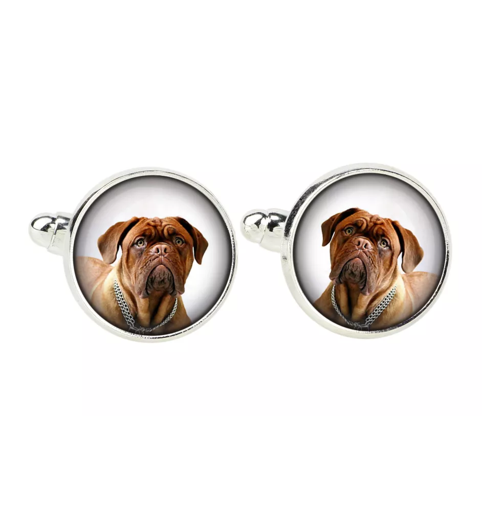 Dogue de Bordeaux - boutons de manchette, décoration de chemise, pendentif de chemise de la marque Art-Dog