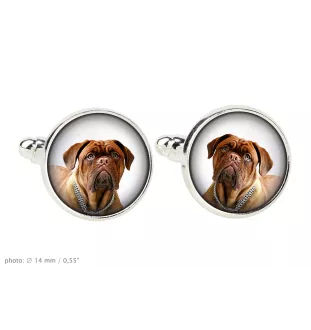 Bordeauxdogge, Dogue de Bordeaux - Manschettenknöpfe, Hemdverzierung, Hemdanhänger der Marke Art-Dog