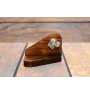 Dogue argentin, Dogo argentino - bougeoir en bois avec un chien, support pour bougie chauffe-plat, lieu de mémoire pour chien de la marque Art-Dog