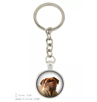 Dogue de Bordeaux, French Mastiff, Bordeauxdog - keychain with your photo, key decoration, bag pendant from Art-Dog brand