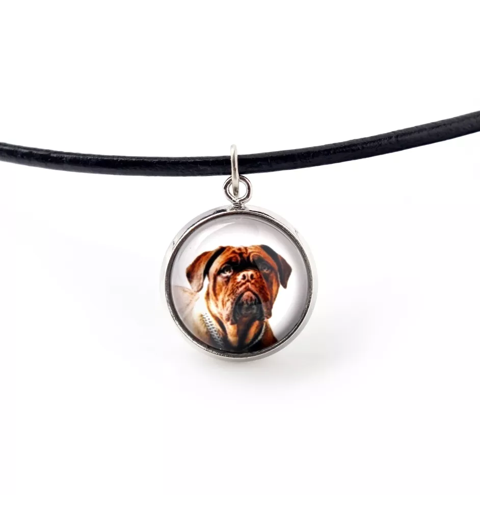 Dogue de Bordeaux - collier pendentif avec votre photo, fait main, bijoux de la marque Art-Dog