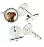 Bordeauxdogge, Dogue de Bordeaux - Manschettenknöpfe in einer Schachtel, handgefertigter Schmuck, Produkt der Marke Art-Dog