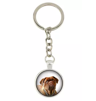 Dogue de Bordeaux, French Mastiff, Bordeauxdog - keychain in a box, own photo, keychain pendant from Art-Dog brand