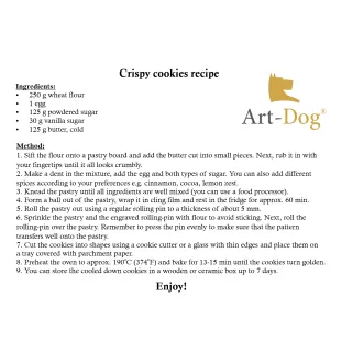 Dogo Argentino - rolling pin with a dog, decorating cookies with a rolling pin in patterns, a gift for the ceramicist of the Art-Dog brand
