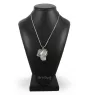 Dogue argentin, Dogo argentino - un collier avec un chien, un pendentif de chien sur une chaîne en argent, un bijou unique de la marque Art-Dog