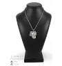 Dogue argentin, Dogo argentino - un collier avec un chien, un pendentif de chien sur une chaîne en argent, un bijou unique de la marque Art-Dog