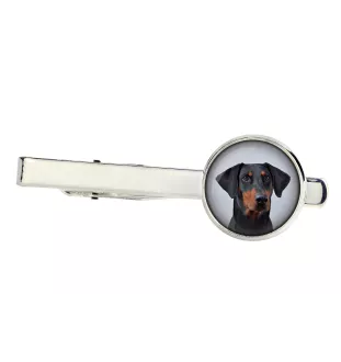 Dobermann, Doberman Pinscher, Dobie II - tie clip, ornament, jewelry for an evening outfit by Art-Dog