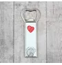 Dogue de Bordeaux, French Mastiff, Bordeauxdog - bottle opener with a dog, personalized fridge opener, unique gift for a man by Art-Dog brand