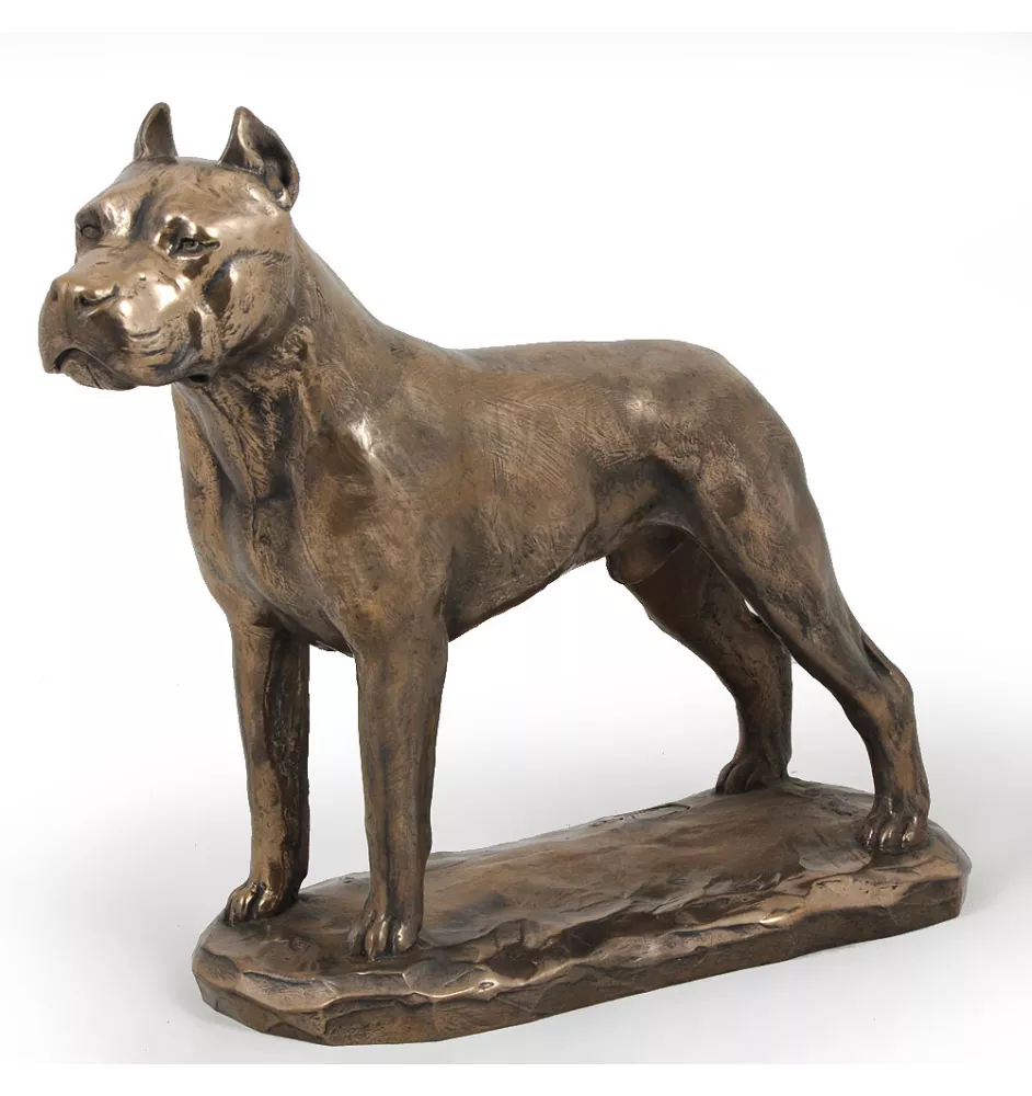 Argentinische Dogge, Dogo Argentino - exklusive Hundestatue, luxuriöse Innenraumgestaltung, limitierte Auflage von Figuren der Marke Art-Dog