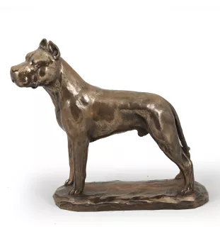 Argentinische Dogge, Dogo Argentino - exklusive Hundestatue, luxuriöse Innenraumgestaltung, limitierte Auflage von Figuren der Marke Art-Dog